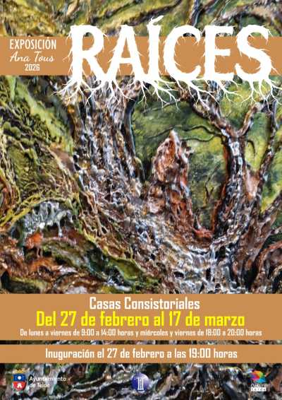Las Casas Consistoriales acogen la exposición ‘Raíces’, de Ana Tous
