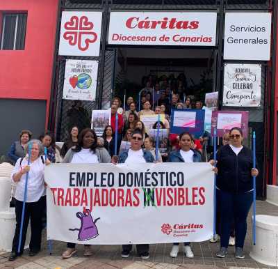 Cáritas Diocesana de Canarias denuncia la irregularidad administrativa y la discriminación de las trabajadoras del hogar