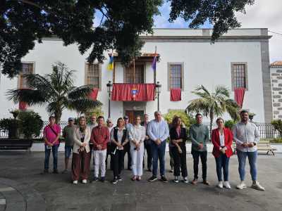 Telde guarda un minuto de silencio por una nueva víctima de violencia de género