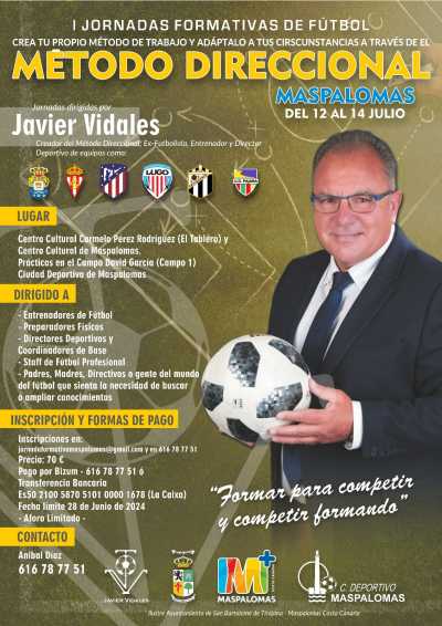 El C.D. Maspalomas organiza sus I Jornadas formativas de Fútbol