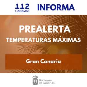El Gobierno de Canarias declara la situación de prealerta por temperaturas máximas en Gran Canaria