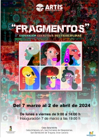 Los ‘Fragmentos’ de Artis llegan este jueves (19.00 h.) a la Casa Sarturninita