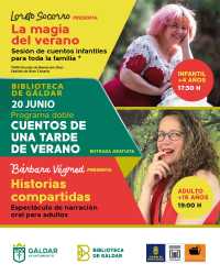 Loreto Socorro y Bárbara Végmed: doble sesión de cuentos para público infantil y adulto en la Biblioteca