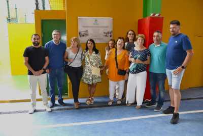 Gáldar homenajea con una placa en la cancha de San Isidro a las campeonas de España en los I Juegos Nacionales Escolares de 1970