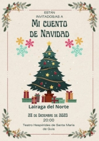 El Teatro Hespérides acoge el próximo jueves el espectáculo ‘Mi Cuento de Navidad’ a cargo de la Agrupación Lairaga del Norte