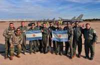 Seis F-16 argentinos adquiridos a Dinamarca inician su trayecto rumbo a Sudamérica desde la Base Aérea de Gando