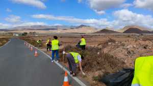 Telde intensifica la limpieza en Cuatro Puertas y La Caldera