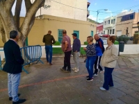 Concluyen los trabajos de mejora en la plaza de La Higuera Canaria