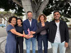 Cruz y Cecilia Dorado por sus galardones en la III Gala del Deporte Charter 100 Canarias