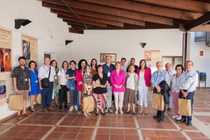 La directora de la Casa-Museo Pérez Galdós, Victoria Galván, preside la asamblea anual de ACAMFE, celebrada en Valdepeñas