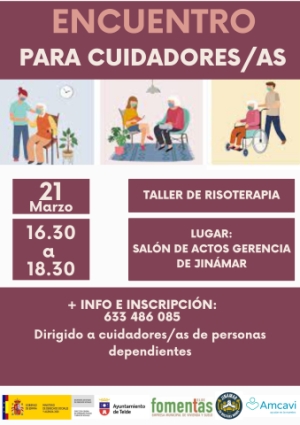 El Plan Integral de Jinámar organiza la próxima semana un taller de risoterapia para cuidadores de personas dependientes