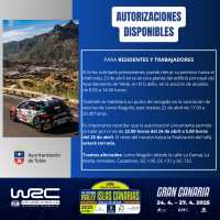 Telde reparte las autorizaciones para vecinos y trabajadores afectados por el Rally Islas Canarias