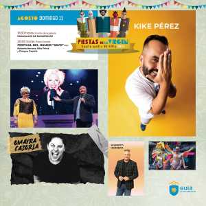 Kike Pérez y Omayra Cazorla actuarán este domingo en Guía dentro del Festival del Humor ‘Xayo’