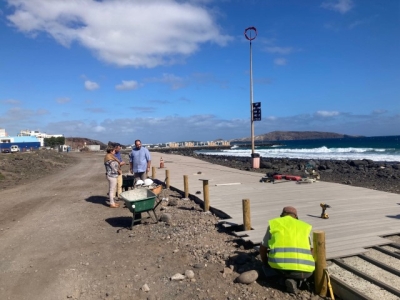 Avanzan las principales obras de El Burrero