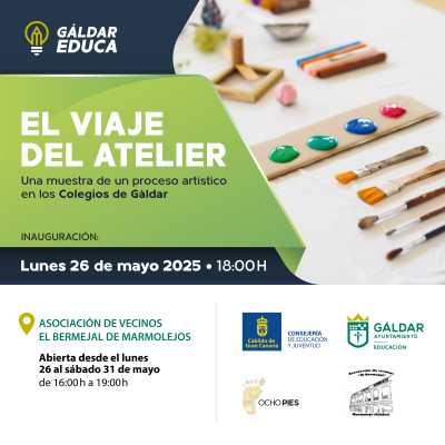 Gáldar Educa organiza &#039;El Viaje del Atelier&#039;, una travesía artística que desembarca en Marmolejos