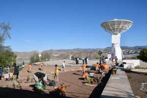 El jardín del Centro Aeroespacial de Maspalomas sigue creciendo