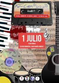 El Teatro Juan Ramón Jiménez acoge el concierto de final de curso de música de la Escuela Municipal