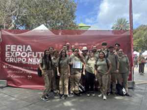 El alumnado del PFAE-GJ USB exhibe su aprendizaje en la feria Expofuturo 2025