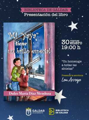 La Biblioteca de Gáldar presenta ‘Mi yaya tiene un brillo especial’