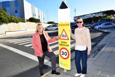 San Bartolomé de Tirajana protege del tráfico a sus zonas escolares urbanas