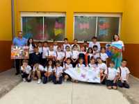 El alumnado del CEIP Antonio Padrón muestra al Ayuntamiento la evolución de su proyecto Museo Escuela para difundir la obra del artista