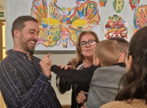 El alcalde de Telde se acerca a los escolares del CEIP Poeta Francisco Tarajano