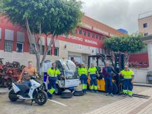 La Villa de Moya amplía su parque móvil de mano de la Mancomunidad