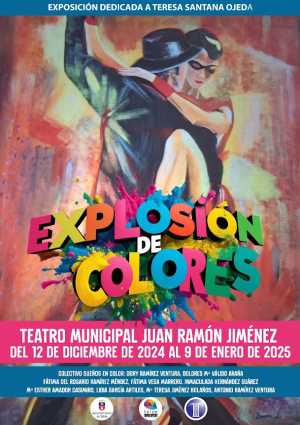 ‘Explosión en Colores’: una exposición en homenaje a Teresa Santana Ojeda