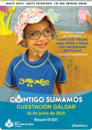 Regresa este jueves a Gáldar la campaña de cuestación de San Juan de Dios