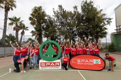 La familia Spar participa en la carrera de las empresa