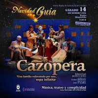 El Teatro Hespérides de Guía acoge este sábado el espectáculo familiar ‘Cazopera’ dentro de su programación navideña