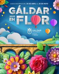 La quinta edición de &#039;Gáldar en Flor&#039; iluminará las calles del casco histórico del 30 de abril al 20 de mayo