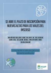 Abierto el plazo de acreditación para viajes del Imserso de la temporada 2024-2025