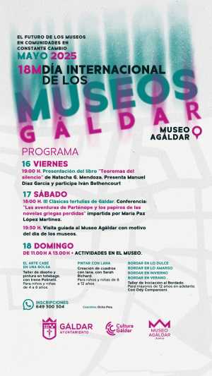 Gáldar celebra el Día Internacional de los Museos con un amplio programa cultural en el Museo Agáldar
