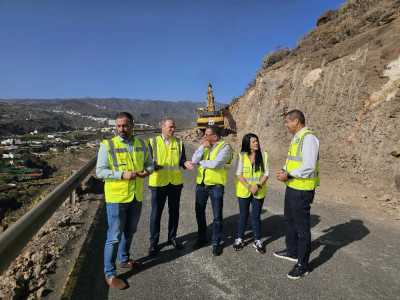 El Cabildo inicia la segunda y definitiva fase  de las obras para ampliar el ancho de la  Carretera de Telde a Valsequillo
