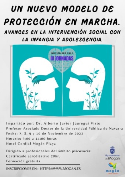 Mogán organiza del 7 al 10 de noviembre  las III Jornadas de Menor y Familia para profesionales