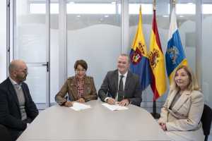 Mogán firma la adenda que amplia la financiación para la construcción de VPO en Arguineguín