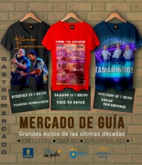 El Mercado de Guía ofrece este fin de semana la actuación de Kilombo Improvisado, talleres de salsa, bachata y kizomba y verbena con Hache Tamarindos