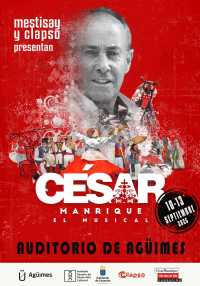 El Auditorio de Agüimes pone a la venta las entradas del espectáculo ‘César Manrique, el musical’