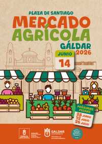 La Plaza de Santiago acoge este domingo 14 de junio una nueva edición del Mercado Agrícola