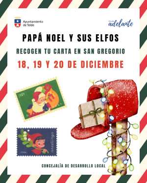 Papá Noel y sus elfos recogen las cartas de los niños y niñas de Telde este 18, 19 y 20 de diciembre