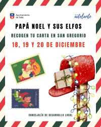 Papá Noel y sus elfos recogen las cartas de los niños y niñas de Telde este 18, 19 y 20 de diciembre