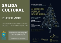 El Ayuntamiento de  Guía organiza una salida cultural para disfrutar del Concierto de Año Nuevo en el Auditorio Alfredo Kraus