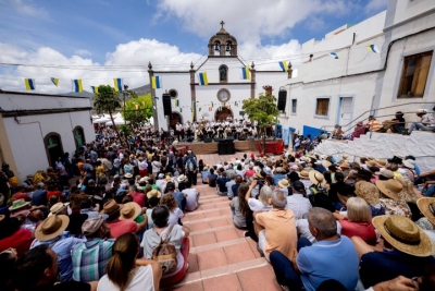 Miles de personas eligen Caideros y la Fiesta de la Lana para celebrar el Día de Canarias