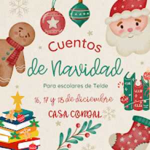 Cuentos de Navidad para escolares de Telde en la Casa Condal