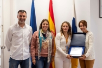 Mogán reconoce la excelencia académica  y deportiva de la vecina Lisa Sabbia Moretti