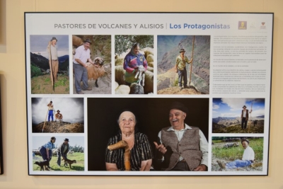 La Sala Sábor acoge la exposición fotográfica &#039;Pastores de volcanes y alisios&#039; en el marco de la XXV Feria del Queso