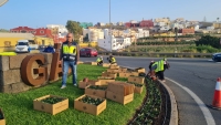 Parques y Jardines embellece las zonas verdes del municipio durante el Carnaval con 4.000 flores y plantas