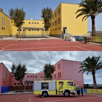 Educación finaliza las obras de emergencia en el CEIP Hilda Zudán, en Jinámar