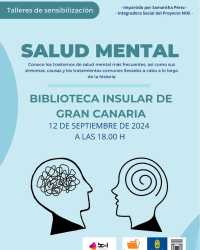 La Biblioteca Insular retoma los talleres de sensibilización abordando la salud mental